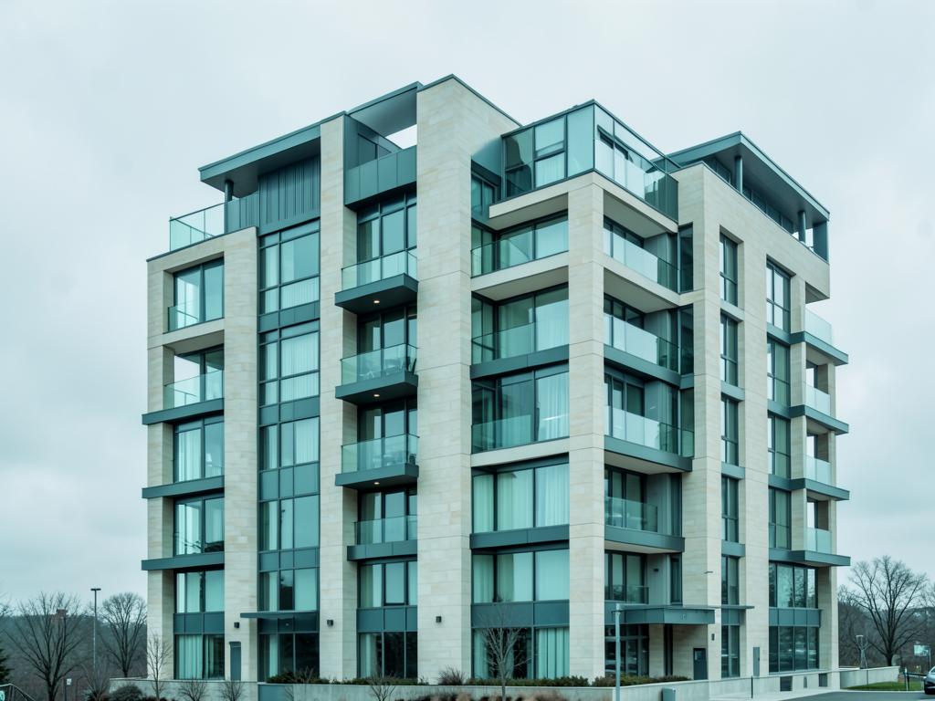 Modern multifamily residential building