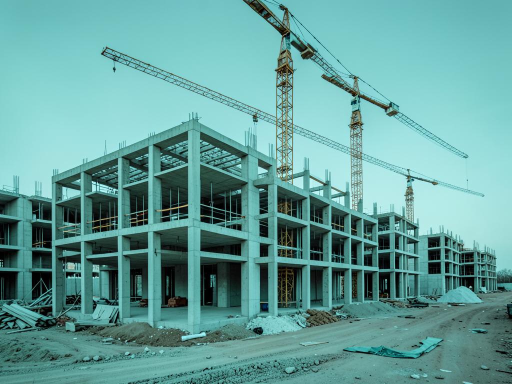 Residential development under construction